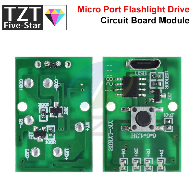 Diy Electronics Desk - 1/5PCS Flashlight Driver Board Headlight DIY