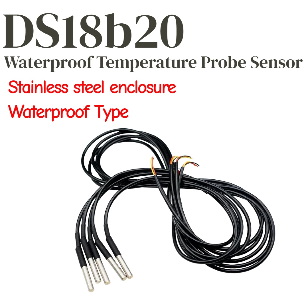 Ds18B20 Temperature Sensor - 1/5pcs DS18b20 Temperature Probe Temperature Sensor