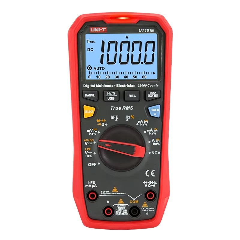 Multimeter Digital - UT161E 1000V 22000 Count Digital Multimeter