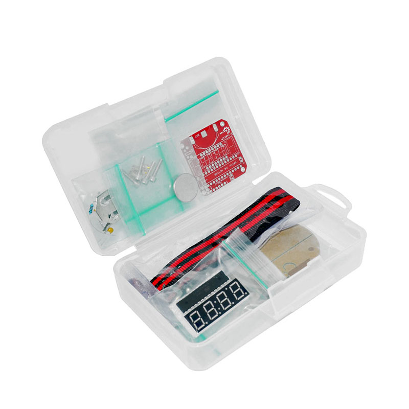 Single Chip LED Kit Clock DIY  - Arduino Diy Electronics review and price