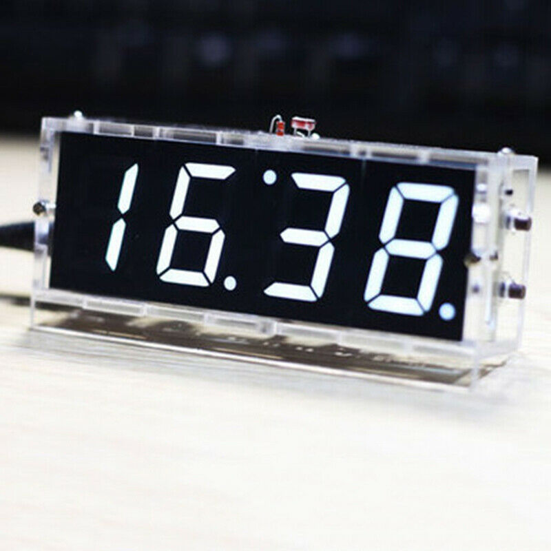 4 Bits Digital Clock Kit Light - Diy Electronics Desk review and price