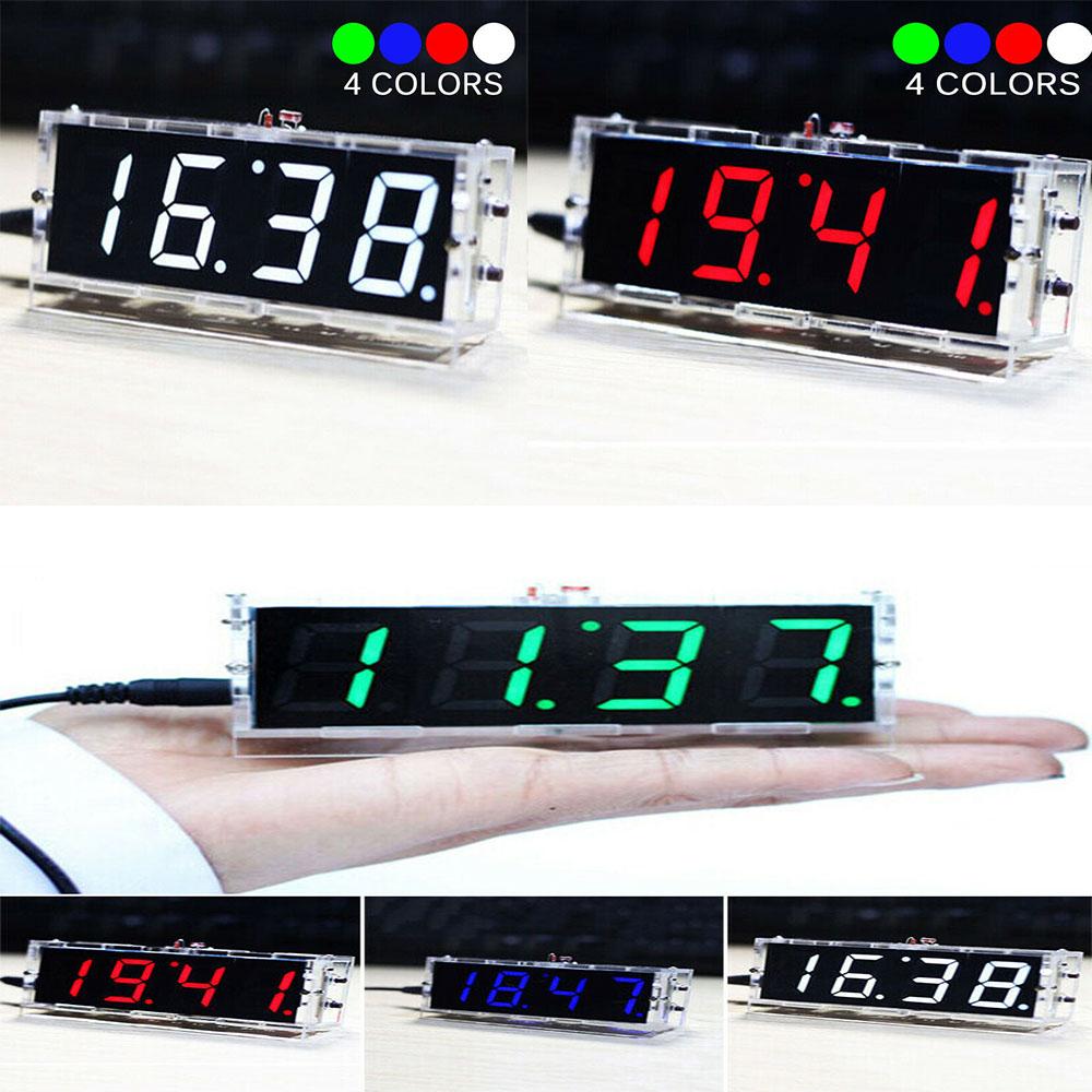 4 Bits Digital Clock Kit Light - Diy Electronics Desk review and price