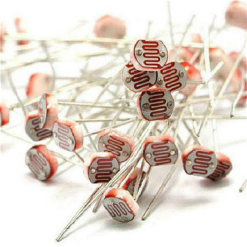 30PCS 5mm Photoresistor LDR CD - Arduino Diy Electronics review and price