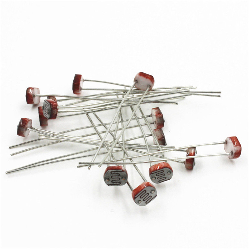 30PCS 5mm Photoresistor LDR CD - Arduino Diy Electronics review and price