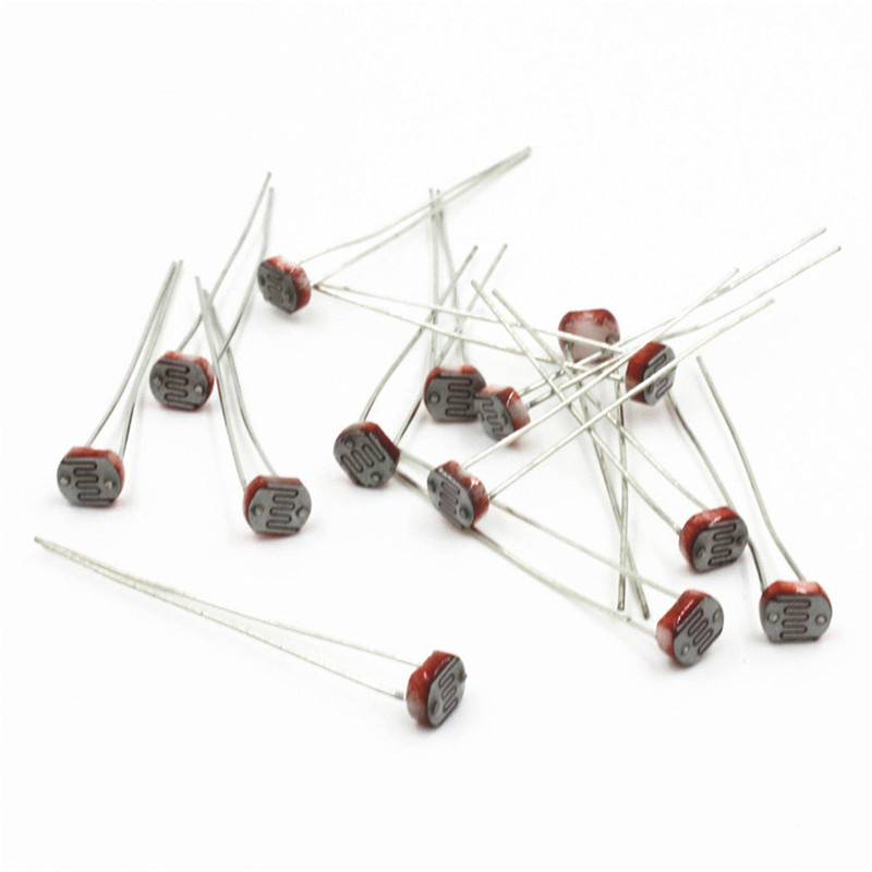 30PCS 5mm Photoresistor LDR CD - Arduino Diy Electronics review and price