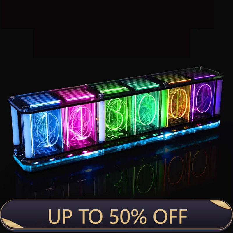 Glow Tube Clock Kit DIY Electr - Diy Electronics Desk review and price