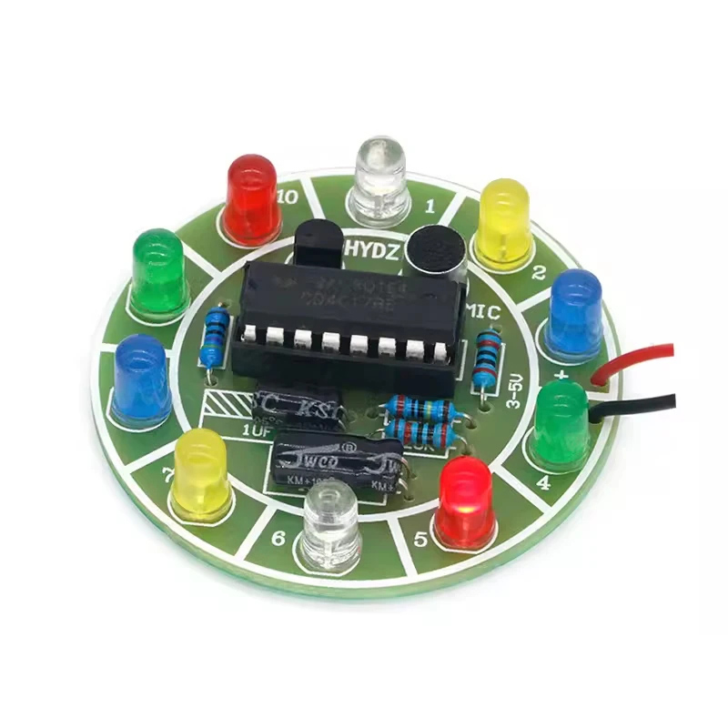 CD4017 Colorful Voice Control  - Diy Electronics Lab review and price
