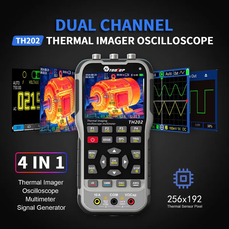 TOOLTOP TH202 TH201 ET15S ET14 - Multimeter Digital review and price