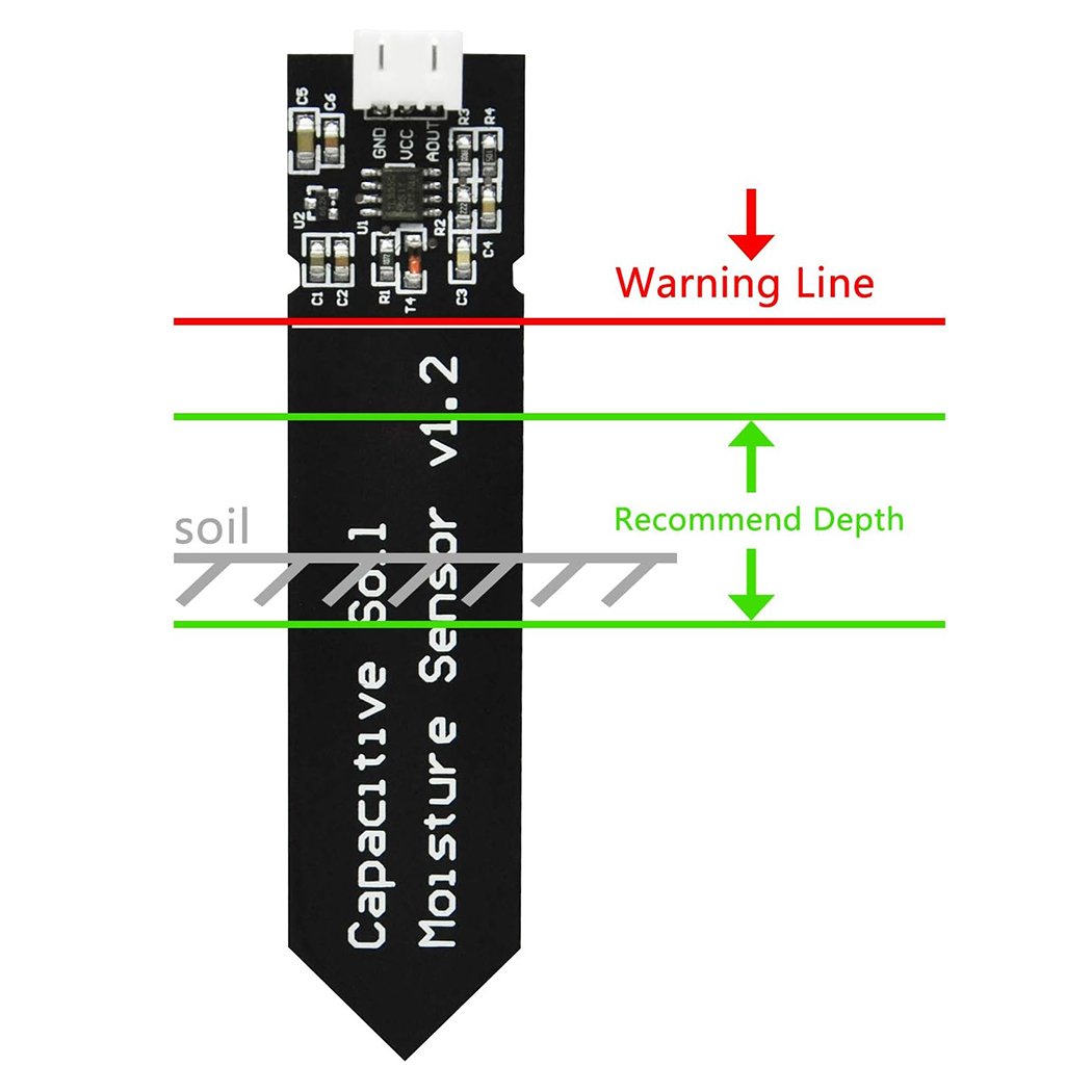 Capacitive Soil Moisture Senso - Arduino Diy Electronics review and price