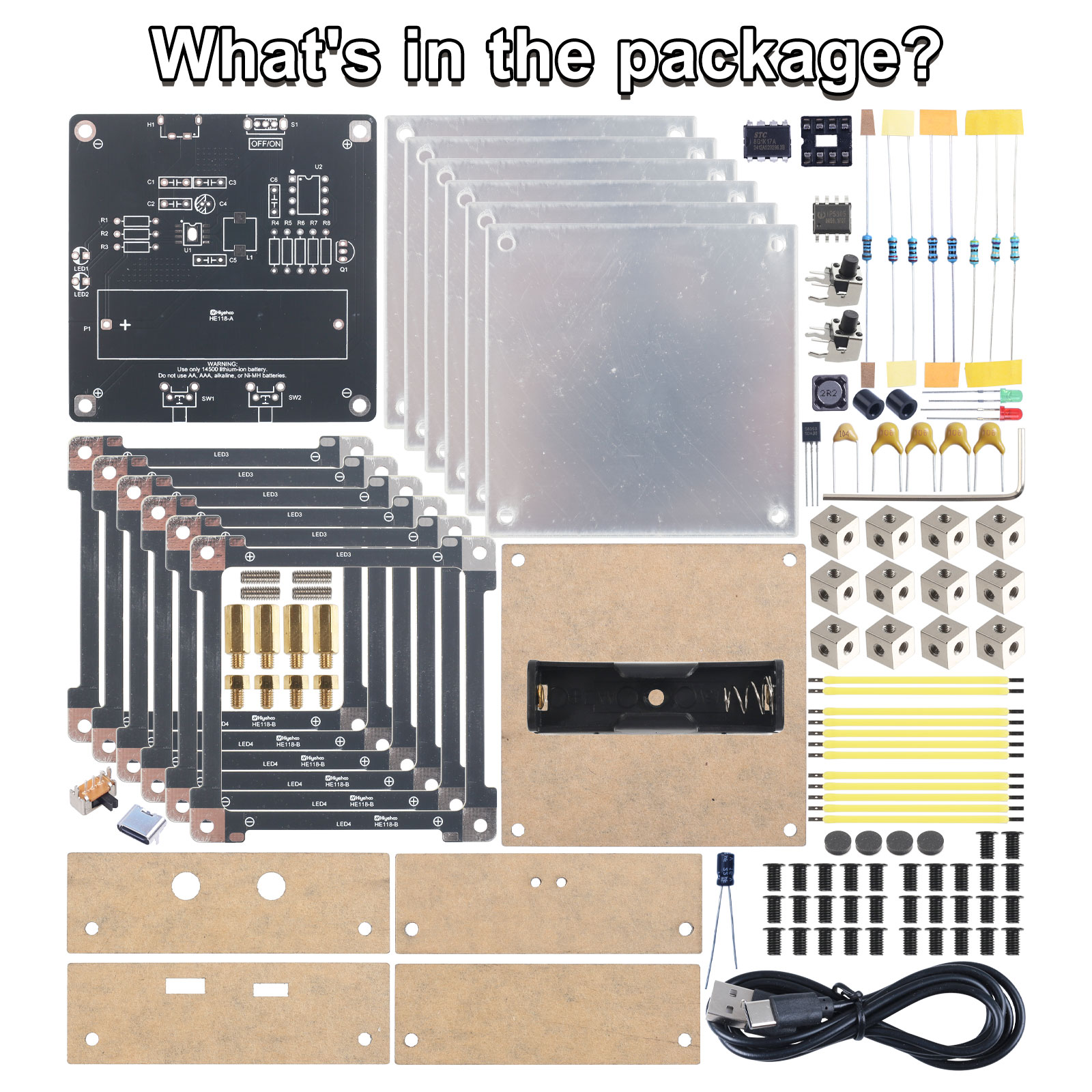 DIY LED Filament Cube Light So - Diy Electronics Desk review and price