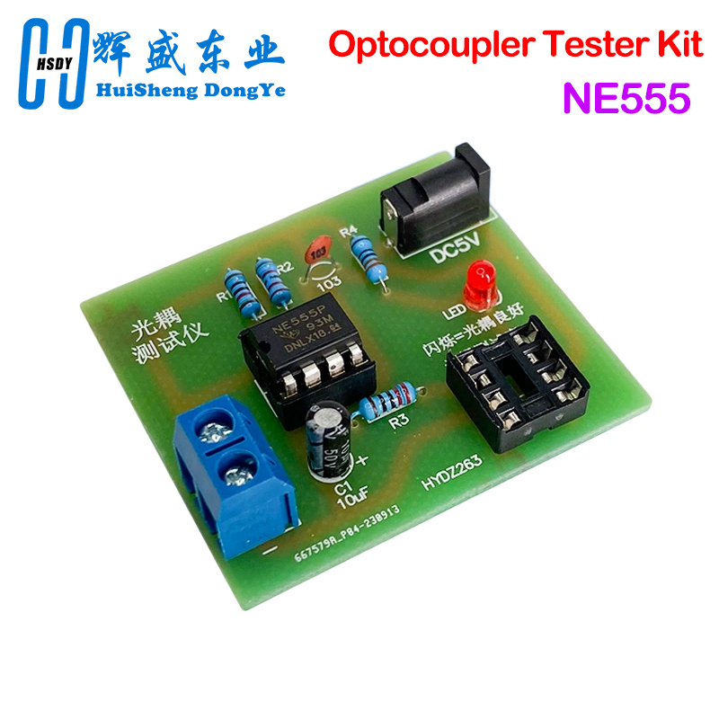 Optocoupler Tester Kit 555 App - Diy Electronics Test Equipment review and price