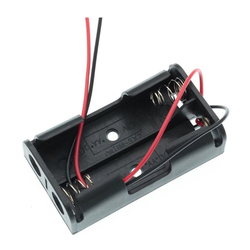 AAAEL-100Pcs 2AA Battery Case  - Diy Electronics Wire review and price