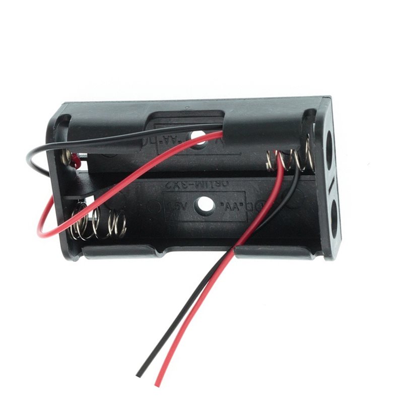 AAAEL-100Pcs 2AA Battery Case  - Diy Electronics Wire review and price