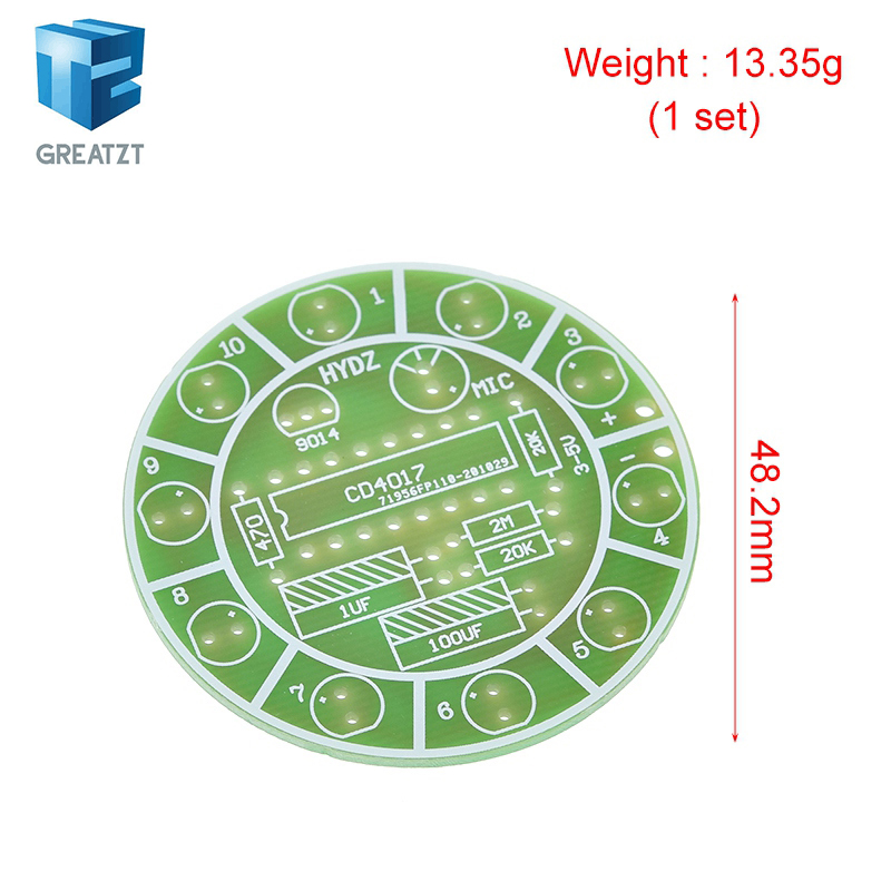 GREATZT CD4017 Colorful Voice  - Diy Electronics Lab review and price
