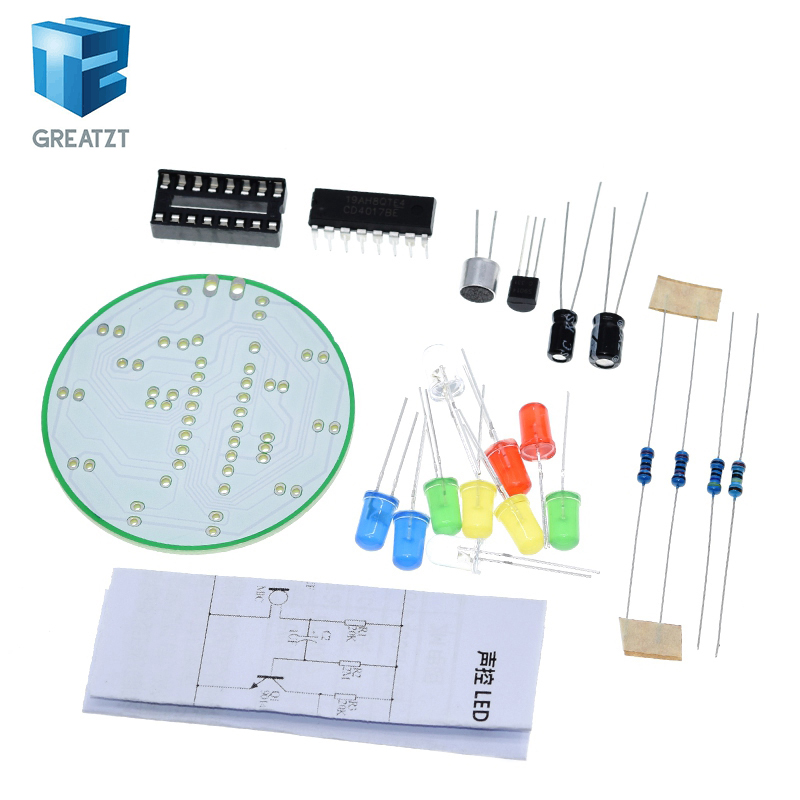 GREATZT CD4017 Colorful Voice  - Diy Electronics Lab review and price