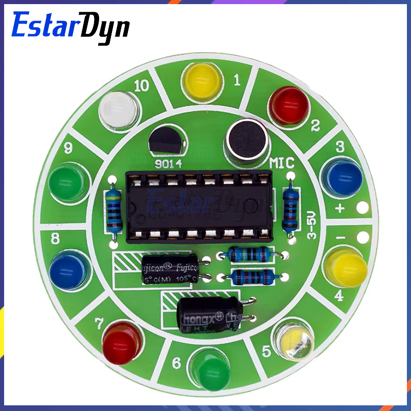 Estardyn CD4017 colorful voice - Diy Electronics Lab review and price