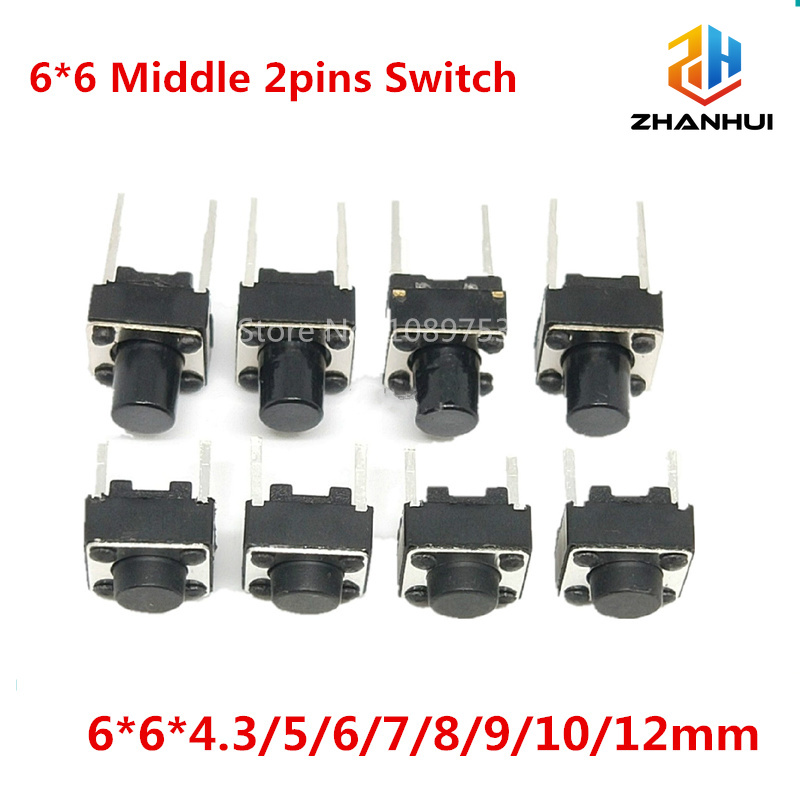 20/50/100Pcs 6x6mm Micro Tacti - Arduino Diy Electronics review and price