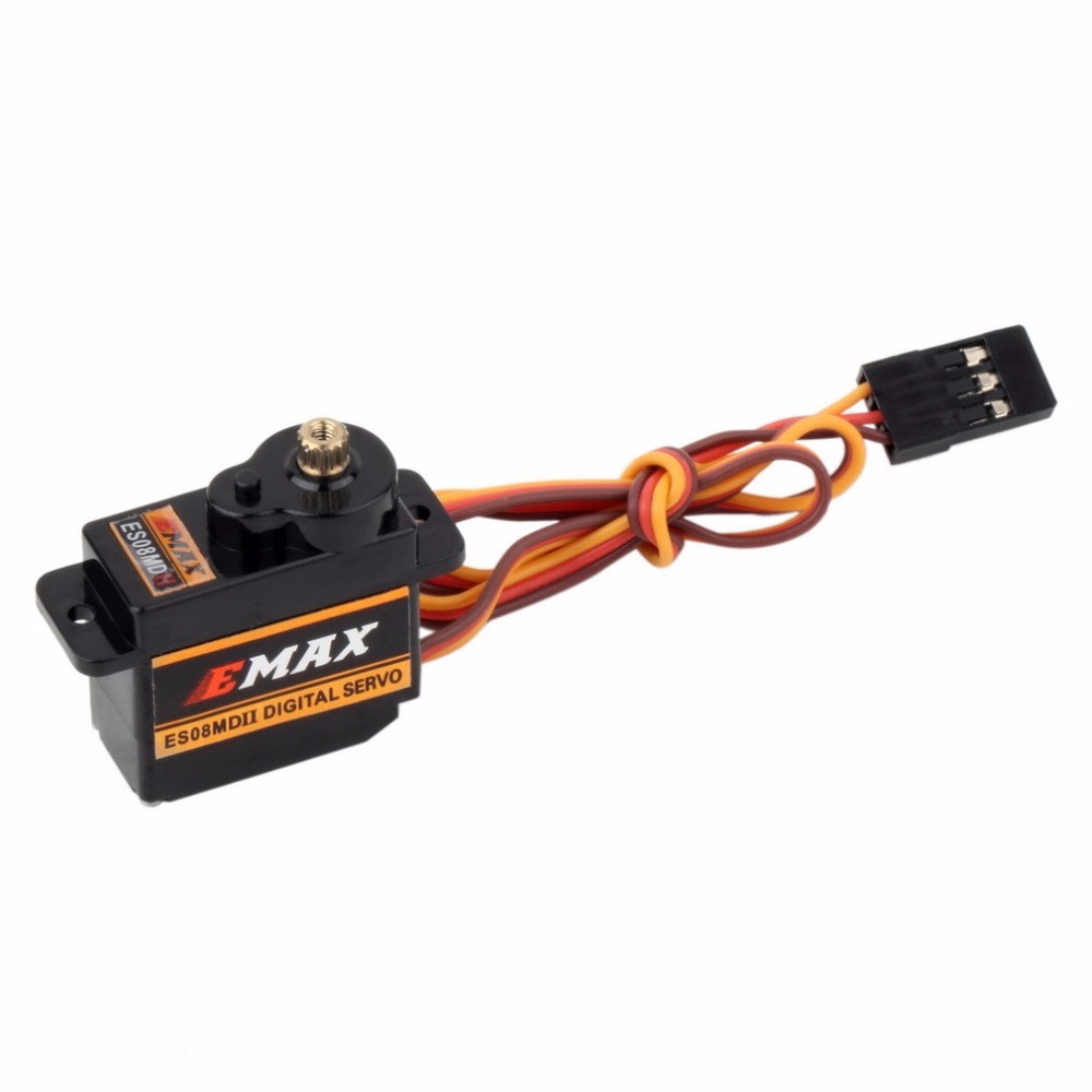 4pcs EMAX ES08MDII ES08MD II D - Servo Motor Sg90 review and price