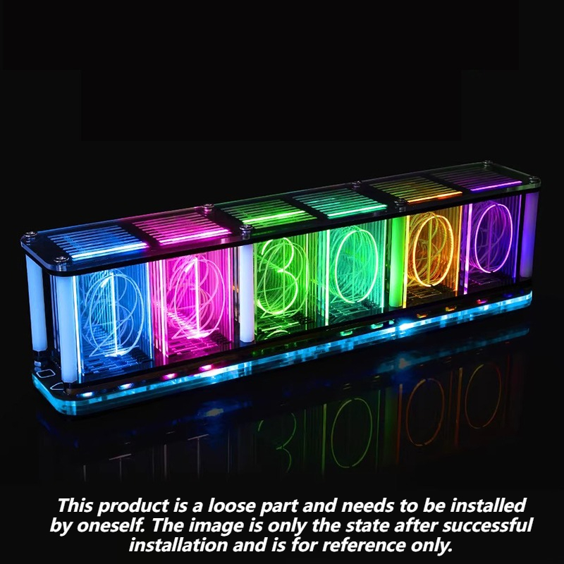 Glow Tube Clock Kit DIY Electr - Diy Electronics Desk review and price