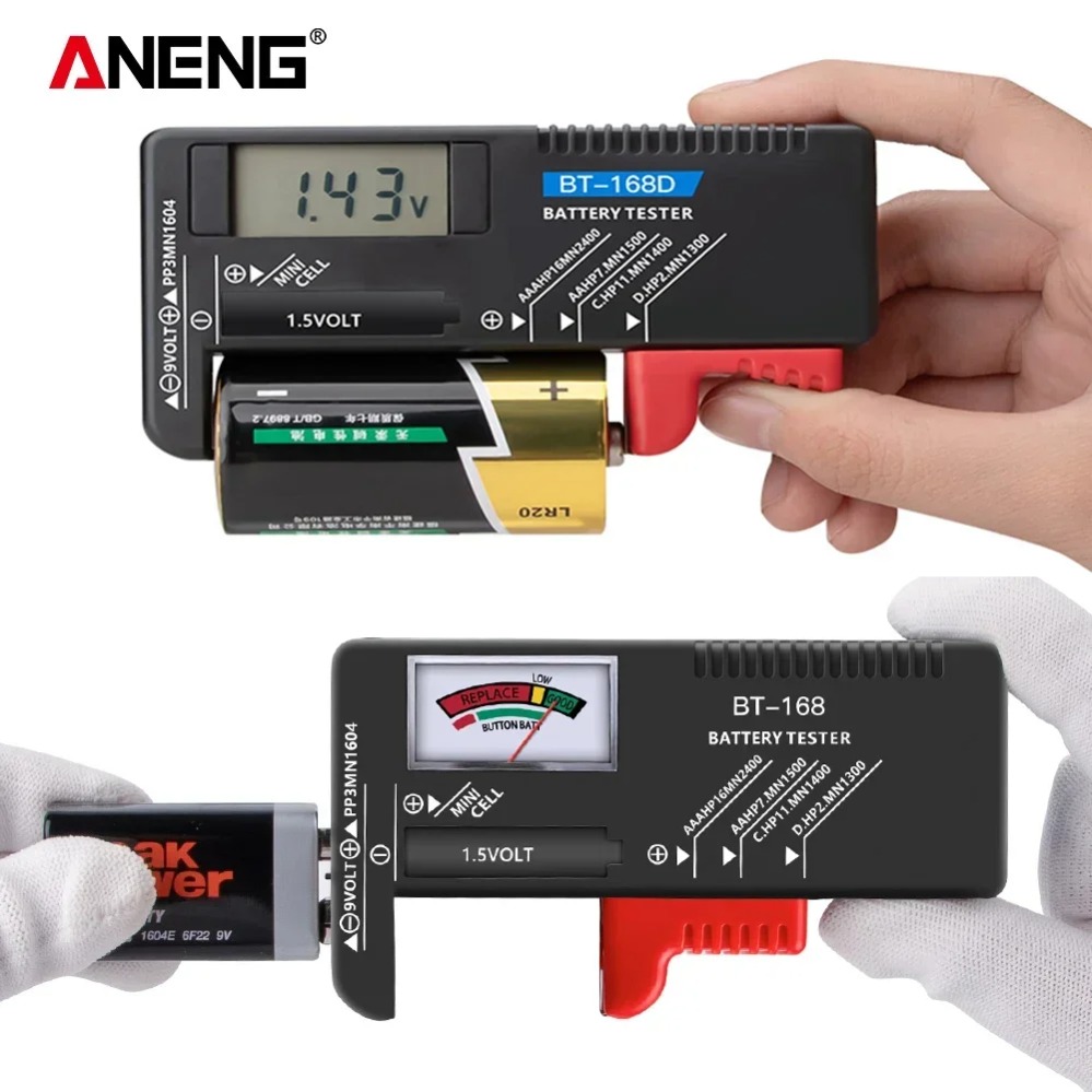 Battery Tester ANENG BT-168/ B - Diy Electronics Test Equipment review and price