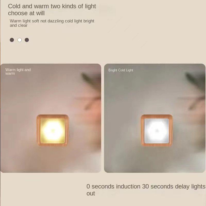 Wood Grain Wireless Battery Sm - Ldr Light Sensor review and price