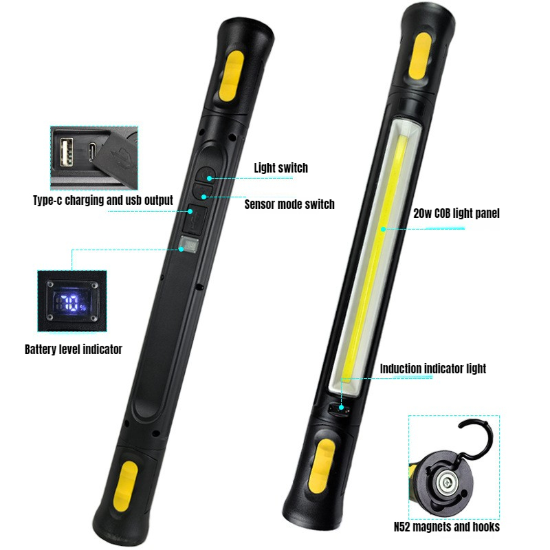 LED Magnetic Work Light 1200LM - Ldr Light Sensor review and price