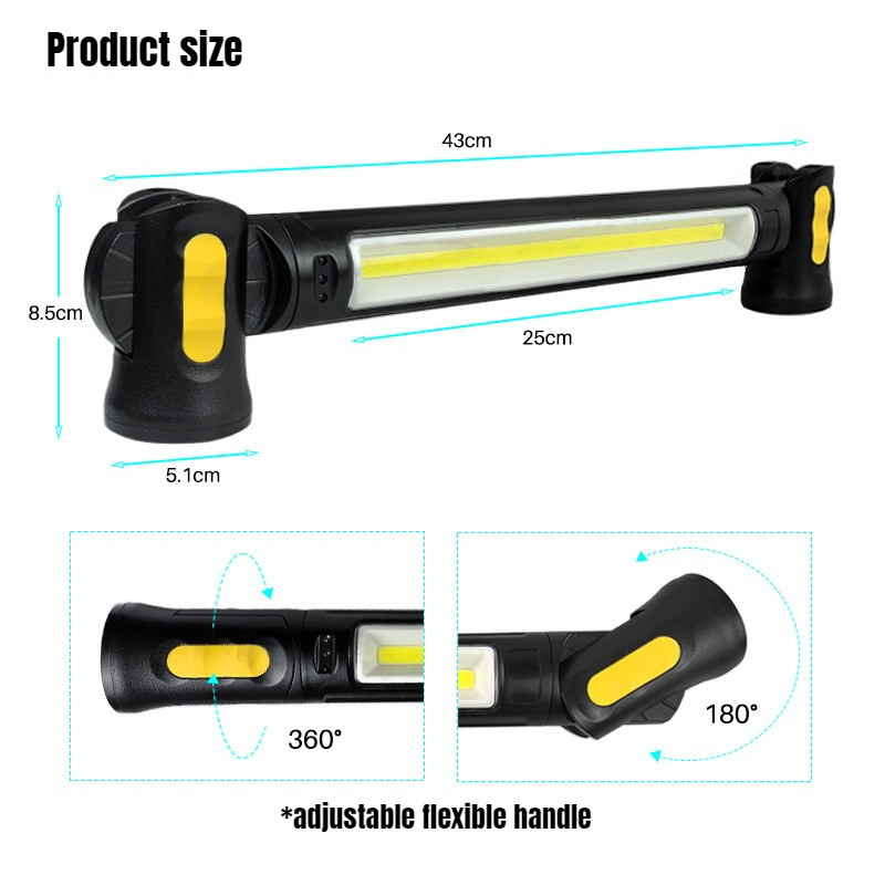LED Magnetic Work Light 1200LM - Ldr Light Sensor review and price