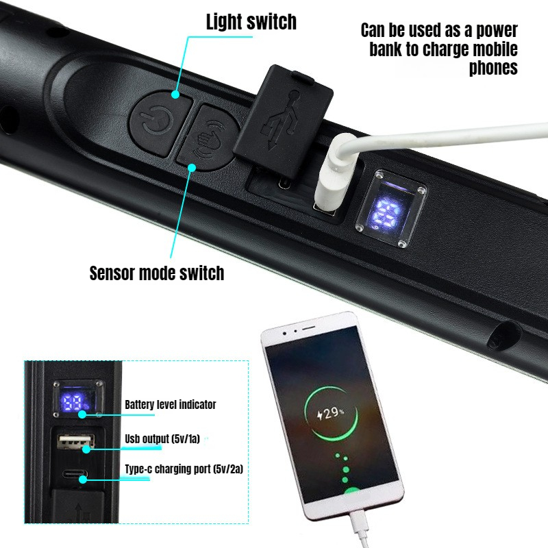 LED Magnetic Work Light 1200LM - Ldr Light Sensor review and price