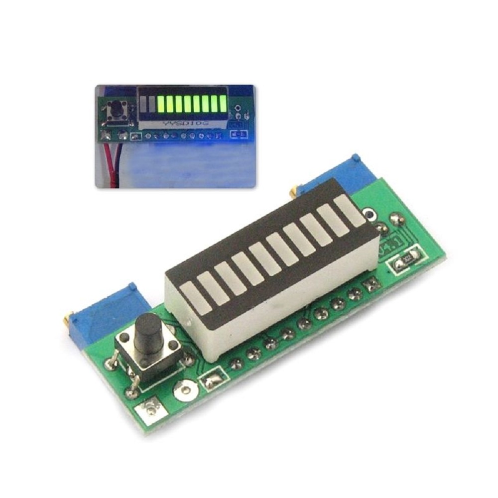 LM3914 10 Segment 3.7V Lithium - Diy Electronics Test Equipment review and price