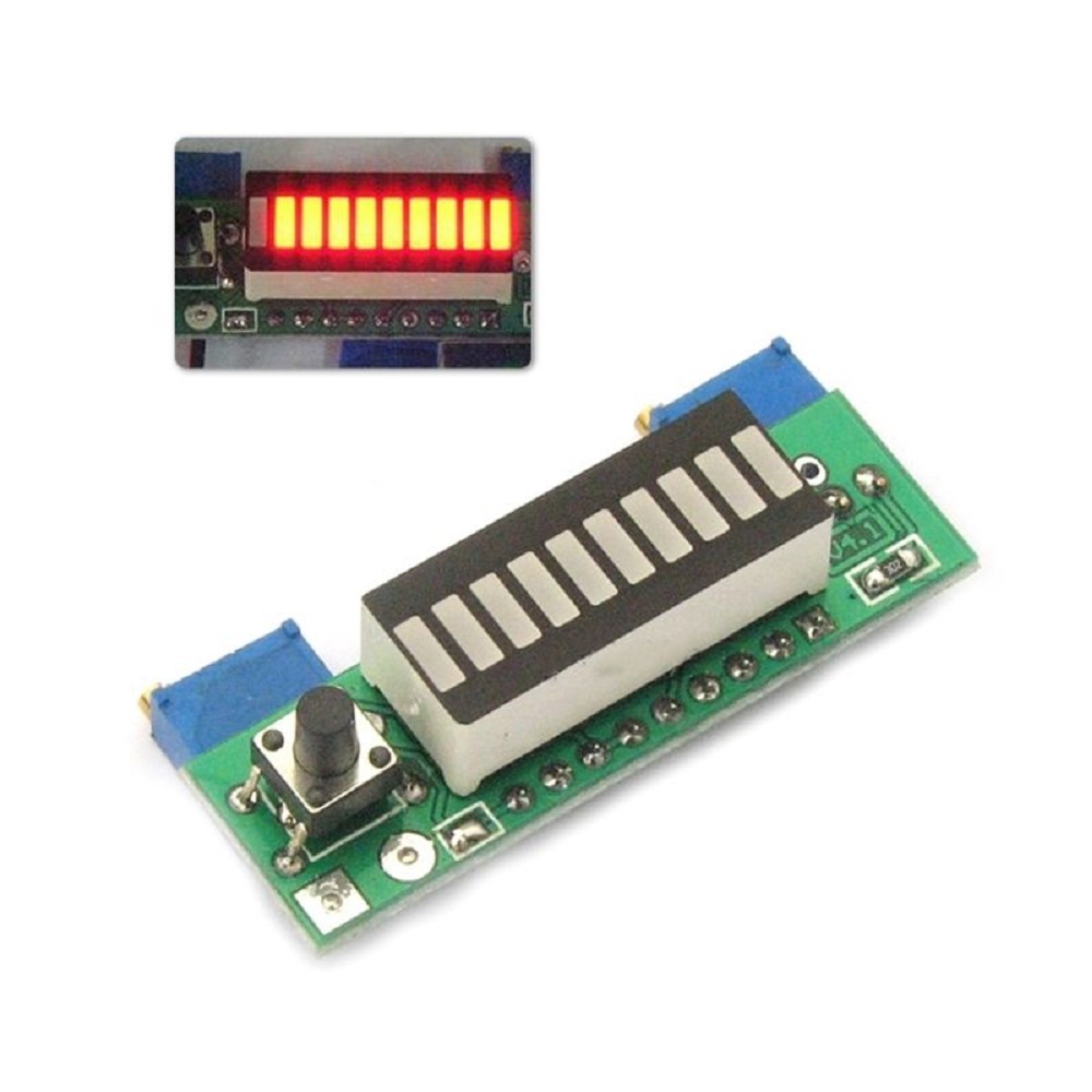 LM3914 10 Segment 3.7V Lithium - Diy Electronics Test Equipment review and price
