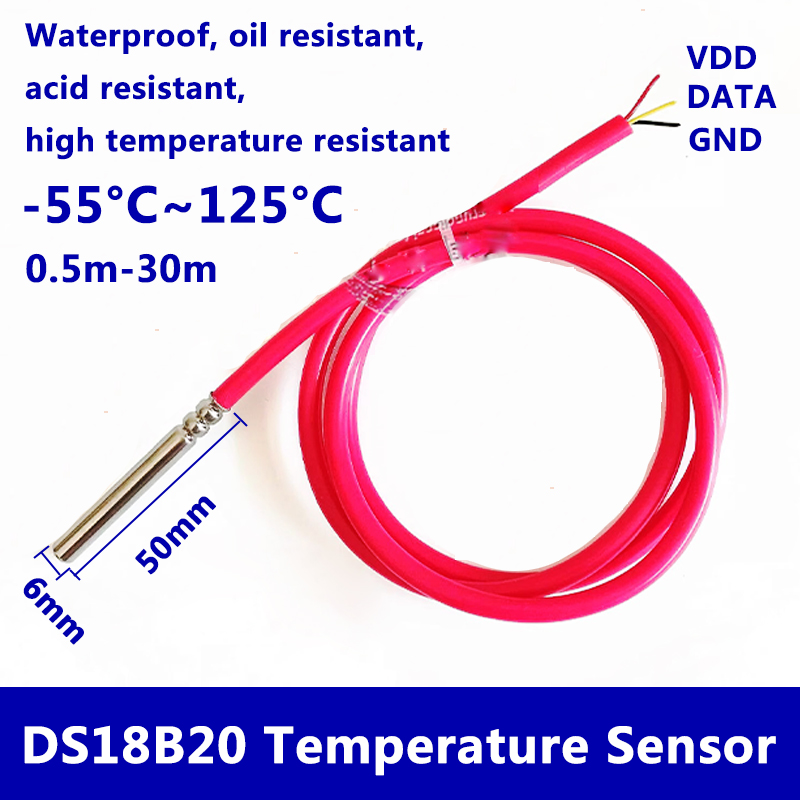 DS18B20 Waterproof Digital Tem - Ds18B20 Temperature Sensor review and price